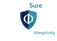 CyberSure online security certification shield with logo and text.